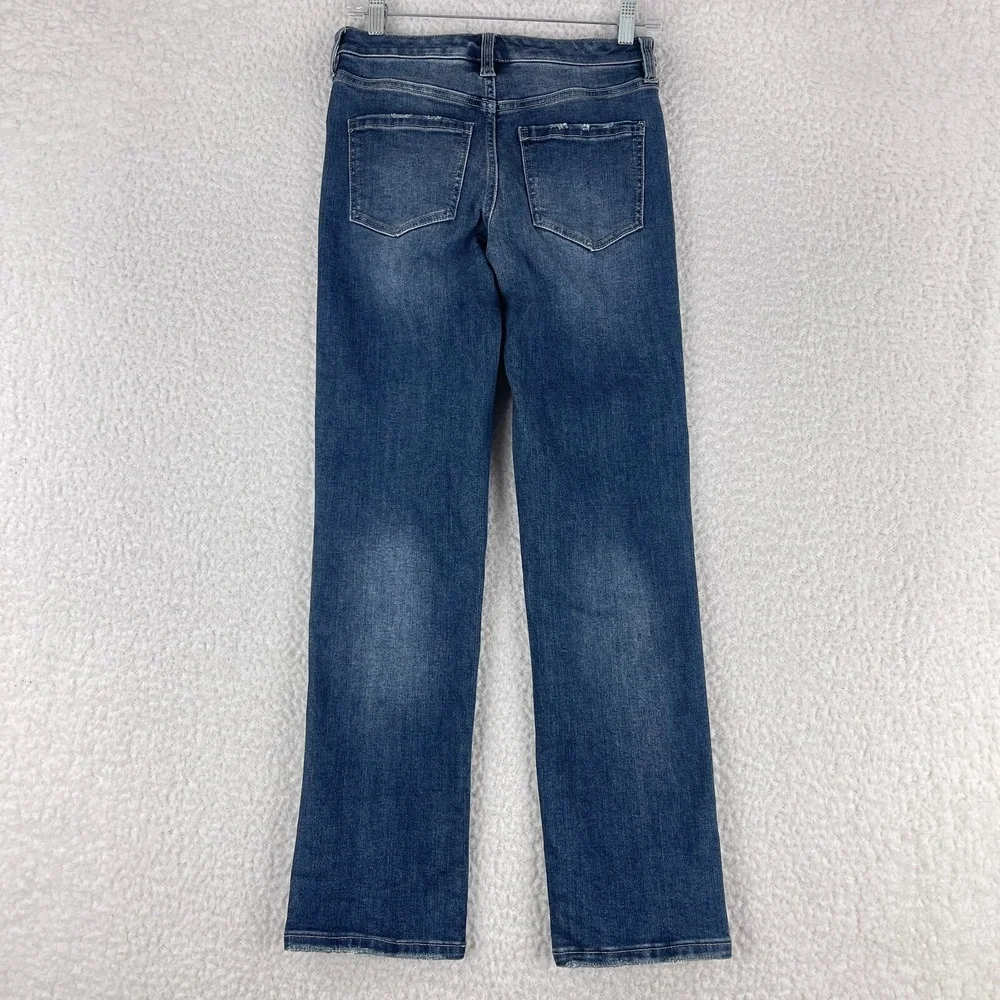 Liverpool Los Angeles Blue Denim Straight Leg Jeans Womens Mid-Rise‎ Size 25